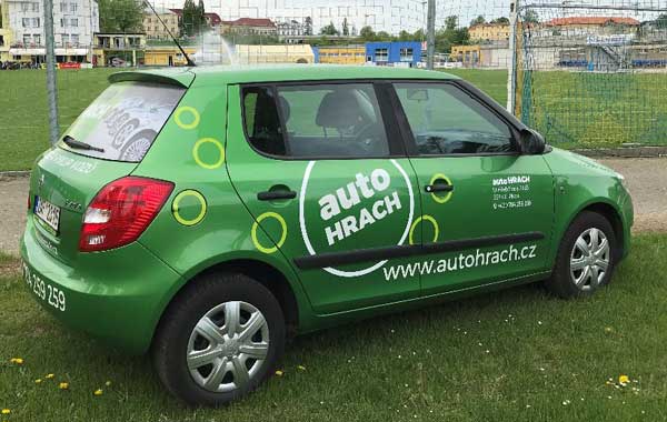 Auto poskytnuté od AutiHrach domácímu hospicu Athelas.